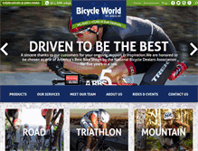Tablet Screenshot of bicycleworldny.com
